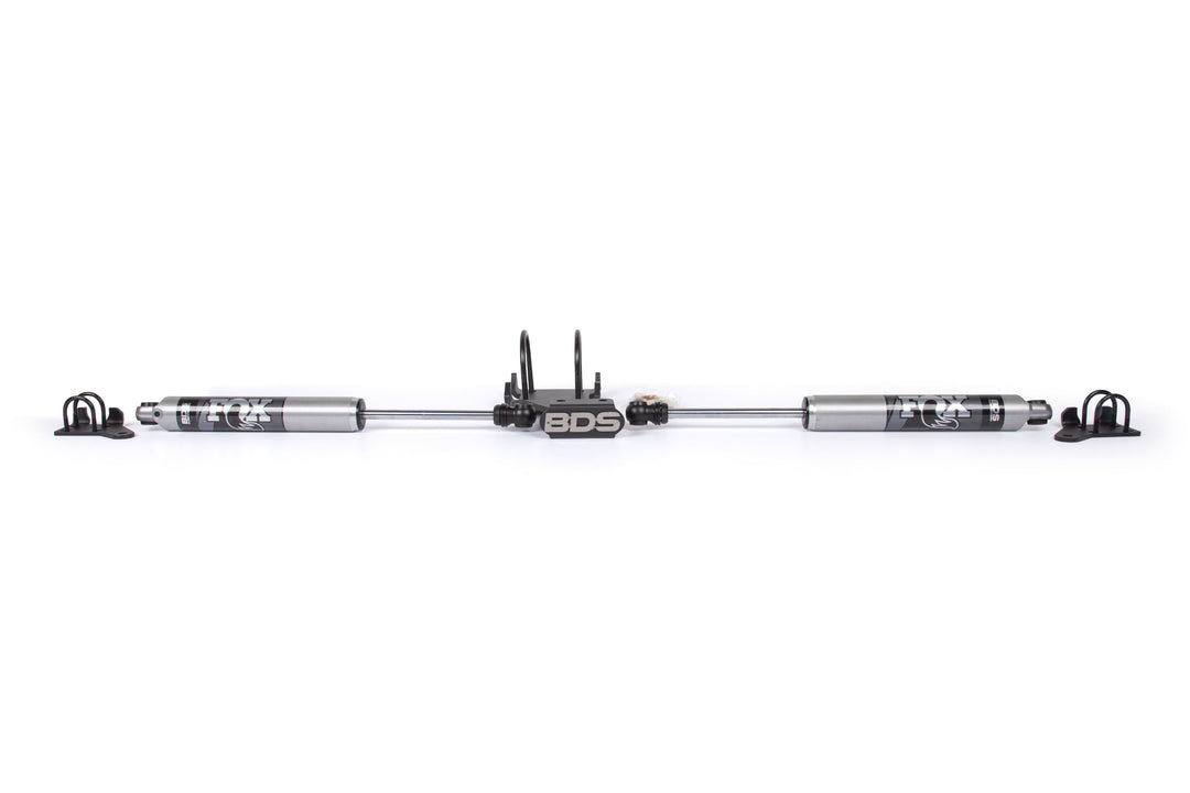BDS Suspension Dual Steering Stabilizer Kit w/ FOX 2.0 Performance Shocks Fits 2.5-9 Inch Lift Ford F250/F350 Super Duty 2005-2026 4WD