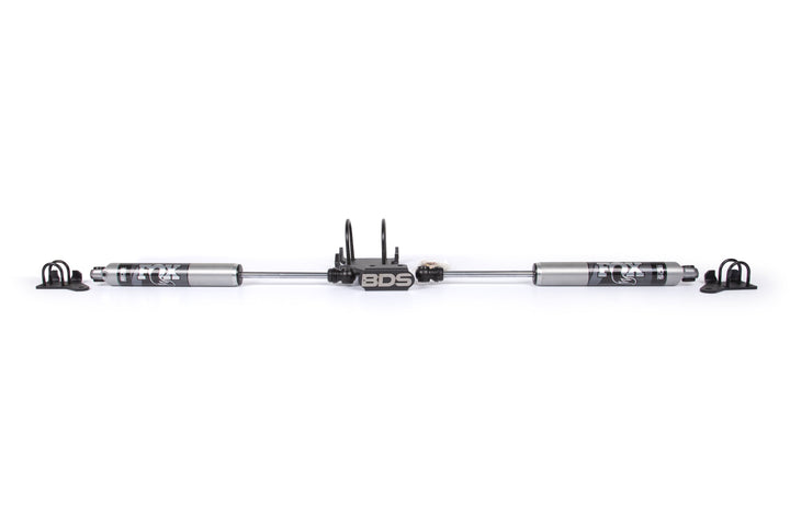 BDS Suspension Dual Steering Stabilizer Kit w/ FOX 2.0 Performance Shocks Fits 2.5-9 Inch Lift Ford F250/F350 Super Duty 2005-2026 4WD