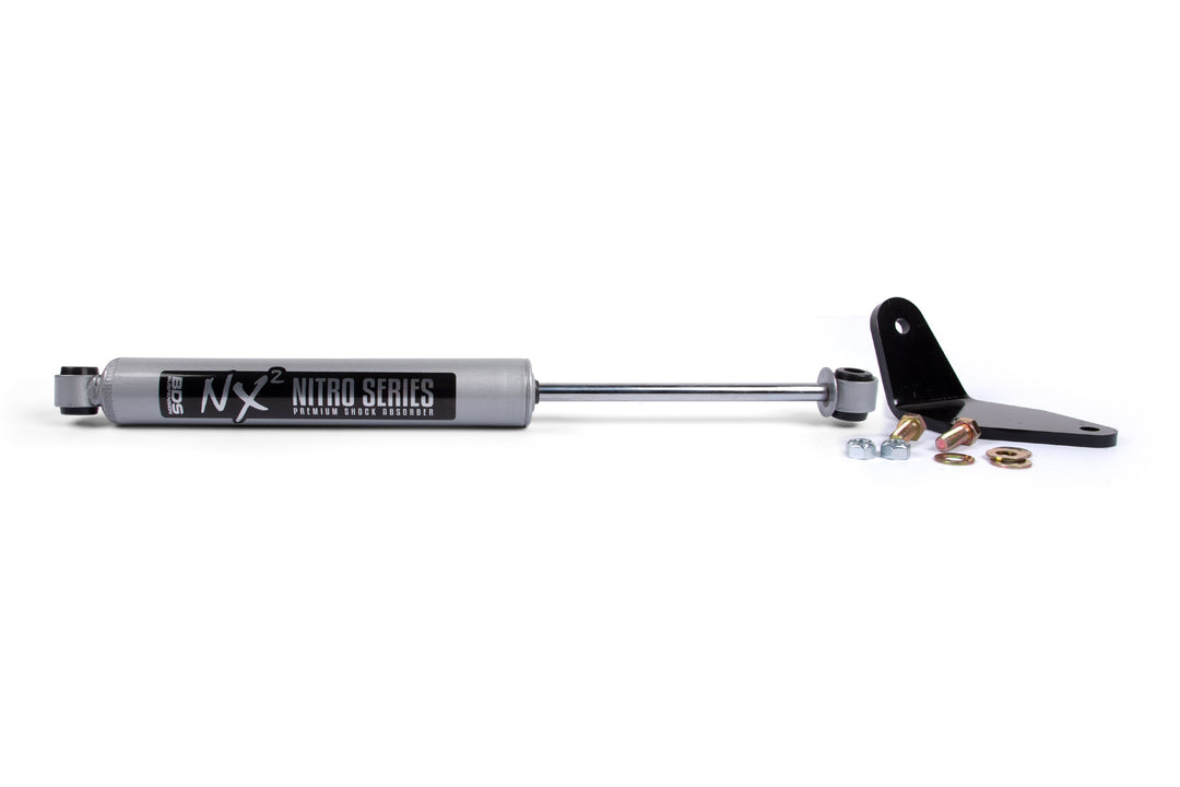 BDS Suspension Single Steering Stabilizer Kit w/ NX2 Shock Ford F250/F350 Super Duty 2011-2016 4WD