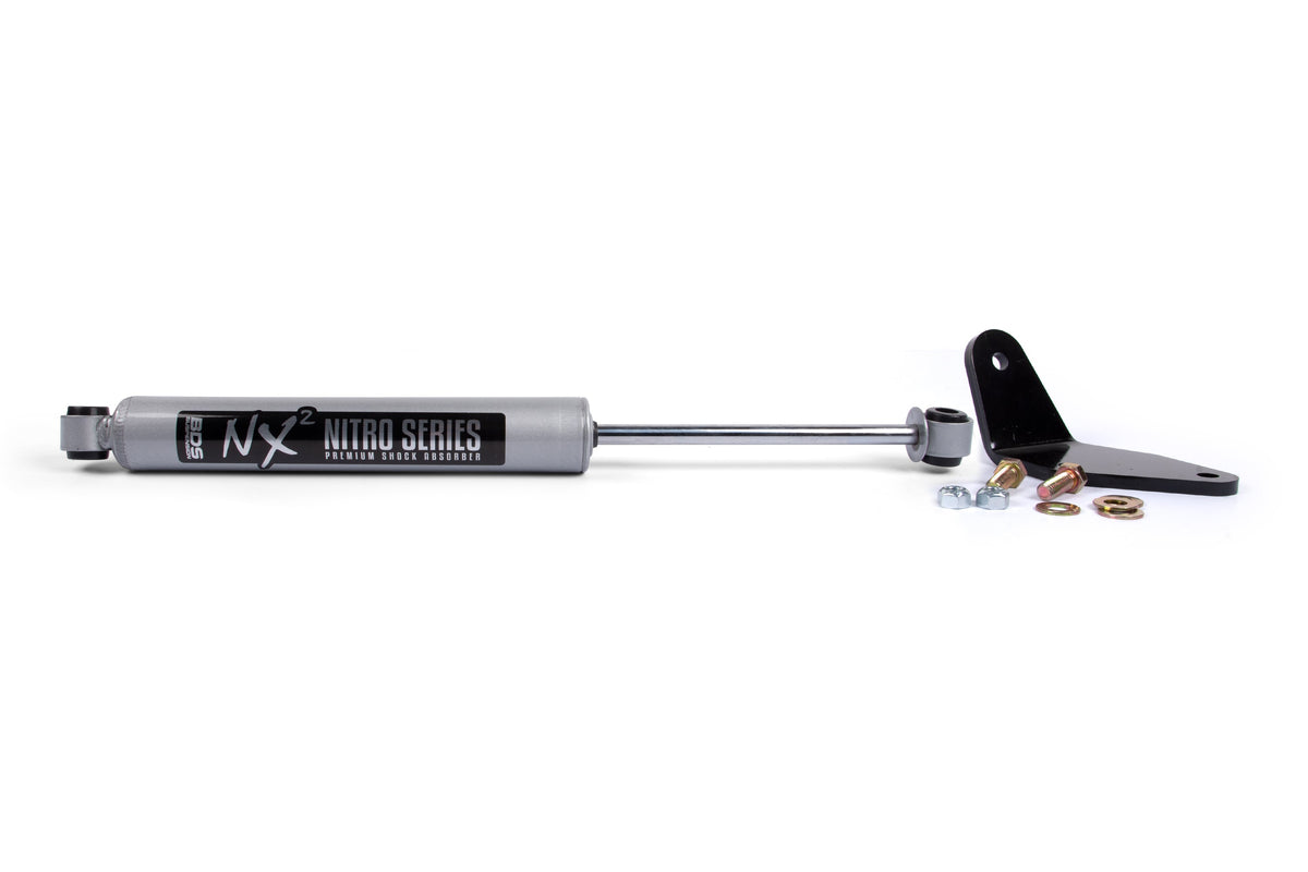 BDS Suspension Single Steering Stabilizer Kit w/ NX2 Shock Ford F250/F350 Super Duty 2011-2016 4WD