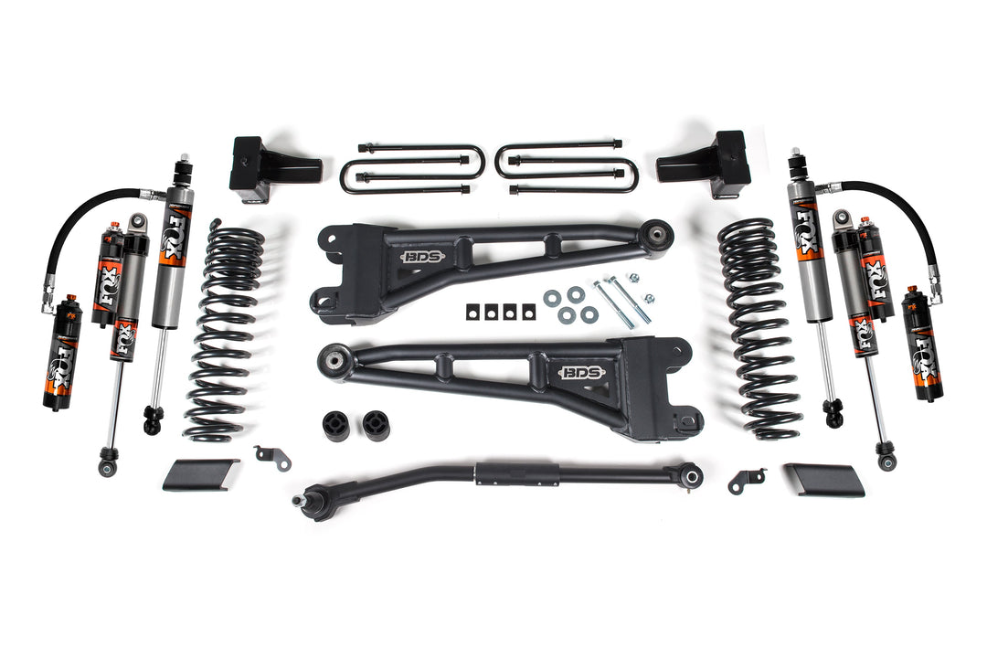 BDS Suspension 3 Inch Lift Kit w/ Radius Arm Ford F250/F350 Super Duty 2020-2022 4WD Diesel - FOX 2.5 Performance Elite