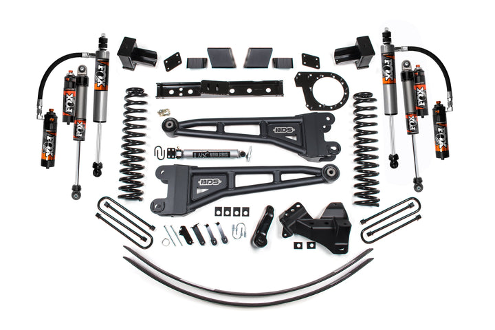 BDS Suspension 7 Inch Lift Kit w/ Radius Arm Ford F350 Super Duty DRW 2020-2022 4WD Diesel - FOX 2.5 Performance Elite