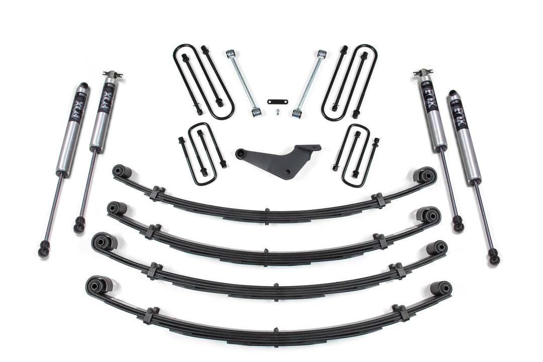 BDS Suspension 4 Inch Lift Kit Ford Excursion 2000-2005 4WD - Leaf Springs / FOX 2.0 Performance Series