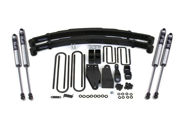 BDS Suspension 4 Inch Lift Kit Ford F250 TTB 1987-1996 4WD - FOX 2.0 Performance Series