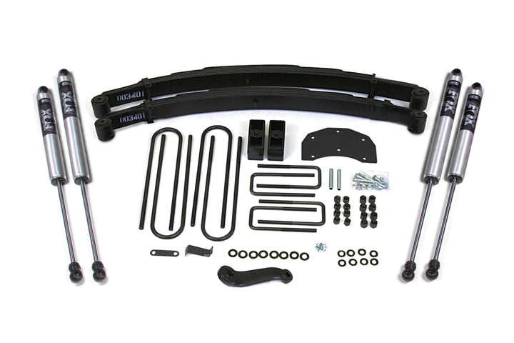 BDS Suspension 4 Inch Lift Kit Ford F350 Monobeam 1980-1996 4WD - FOX 2.0 Performance Series