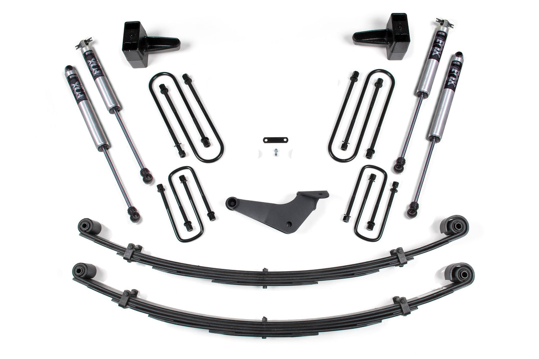 BDS Suspension 4 Inch Lift Kit Ford F250/F350 Super Duty 1999-2004 4WD - Radius / Without Factory Overload / FOX 2.0 Performance Series