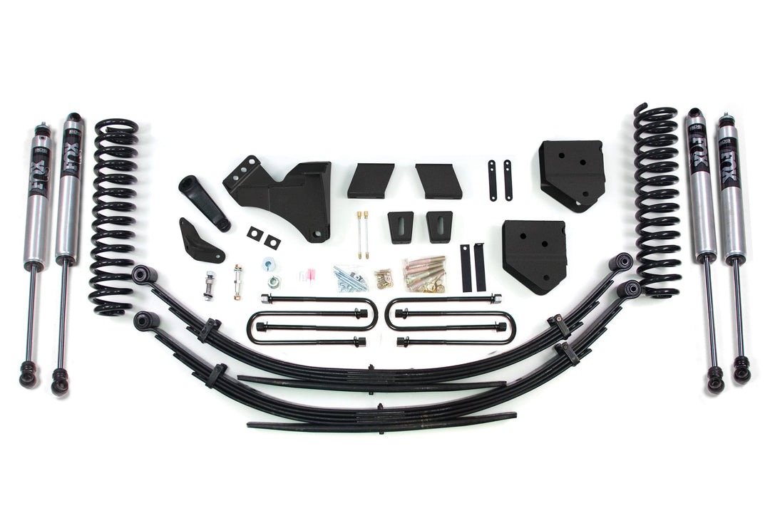 BDS Suspension 4 Inch Lift Kit Ford F250/F350 Super Duty 2005-2007 4WD Diesel - Leaf Springs / FOX 2.0 Performance Series