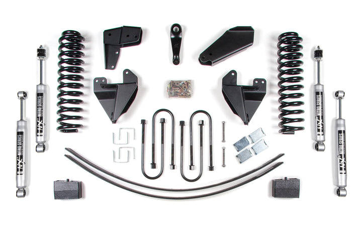 BDS Suspension 6 Inch Lift Kit Ford Bronco 1980-1996 4WD - Block Kit and Add-A-Leaf