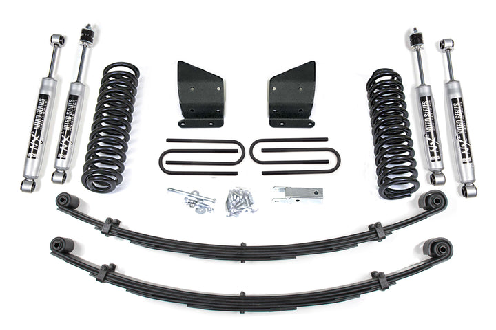 BDS Suspension 4 Inch Lift Kit Ford Bronco 1978-1979 4WD - Leaf Springs / Standard