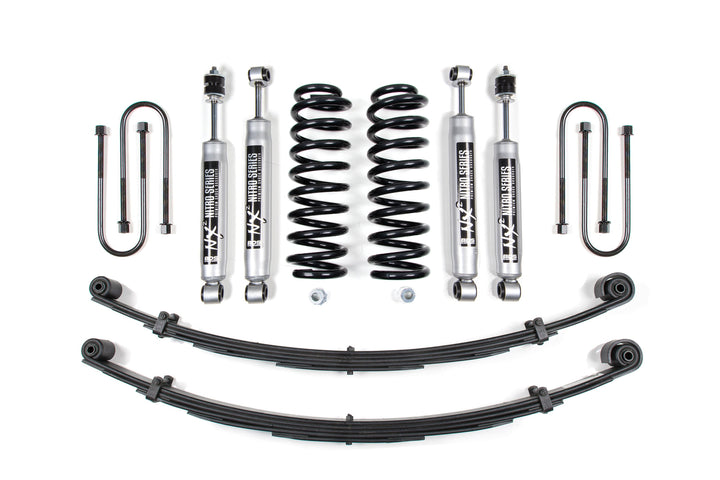 BDS Suspension 2 Inch Leveling Kit Ford Bronco 1980-1996 4WD - Leaf Springs