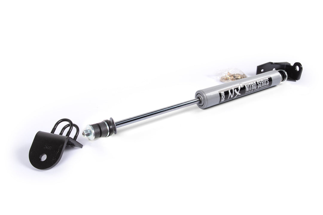 BDS Suspension Single Steering Stabilizer Kit w/ NX2 Shock Ford F150 1980-1996, Ranger 1983-1997 &amp; Bronco II 1983-1990 4WD
