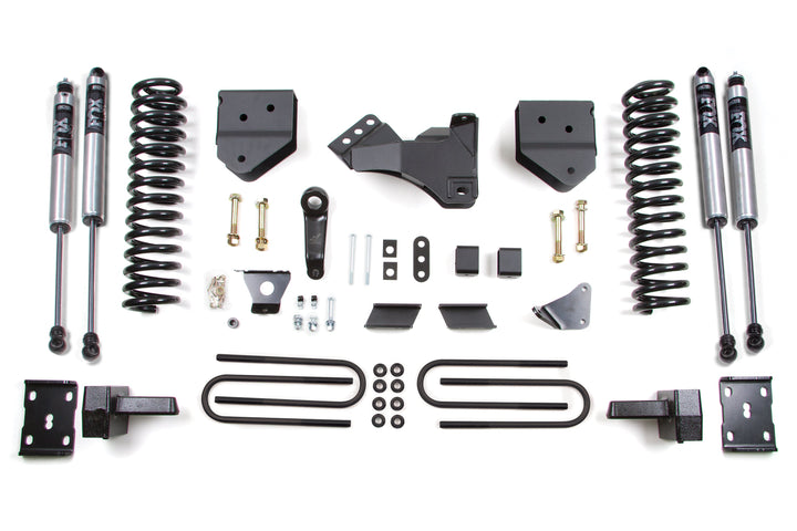 BDS Suspension 4 Inch Lift Kit Ford F250/F350 Super Duty 2011-2016 4WD Diesel - Block Kit / FOX 2.0 Performance Series
