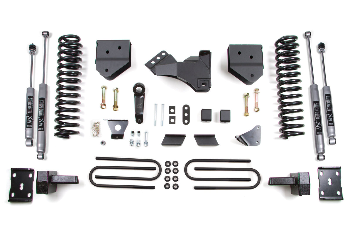 BDS Suspension 4 Inch Lift Kit Ford F250/F350 Super Duty 2011-2016 4WD Diesel - Block Kit / NX2 Nitro Series