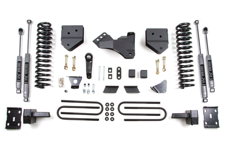 BDS Suspension 4 Inch Lift Kit Ford F250/F350 Super Duty 2011-2016 4WD Diesel - Block Kit / NX2 Nitro Series