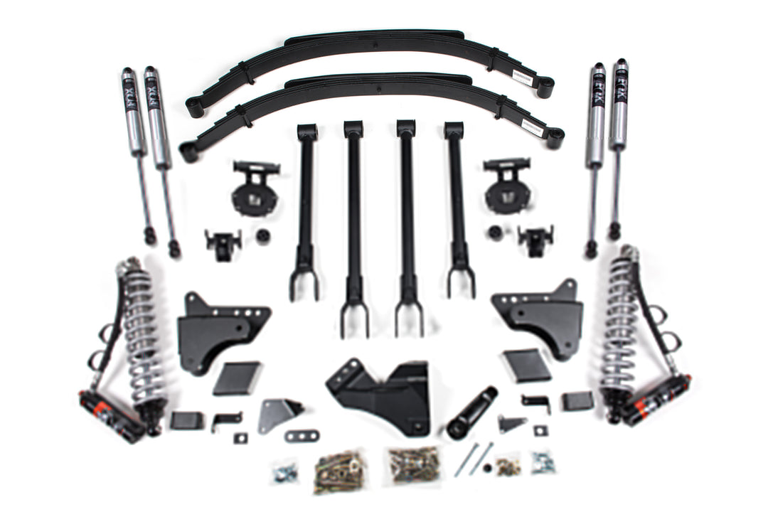 BDS Suspension 6 Inch Lift Kit w/ 4-Link FOX 2.5 Performance Elite Coil-Over Conversion Ford F250/F350 Super Duty 2011-2016 4WD Diesel