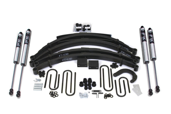 BDS Suspension 6 Inch Lift Kit Chevy/GMC 1/2 Ton Truck/SUV 1973-1976 4WD - Leaf Springs / FOX 2.0 Performance Series