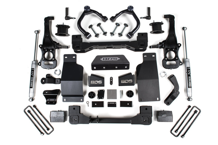 BDS Suspension 4 Inch Lift Kit Chevy Trail Boss or GMC AT4 1500 2020-2026 4WD Diesel - NX2 Nitro Series