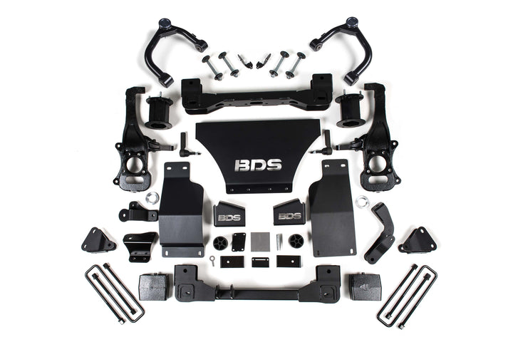 BDS Suspension 6 Inch Lift Kit Adaptive Ride Control Only Chevy Silverado High Country or GMC Denali 1500 2019-2026 4WD Gas