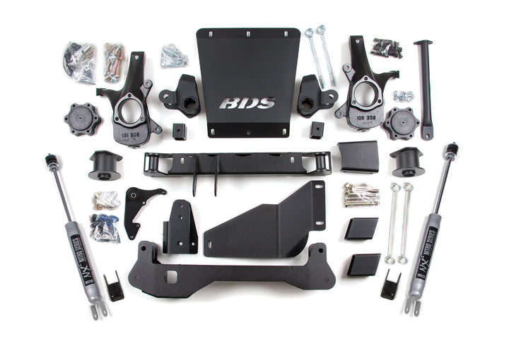 BDS Suspension 4 Inch Lift Kit Chevy/GMC Avalanche, Surburban, Tahoe, or Yukon 1500 2000-2006 4WD - Auto Ride Equipped