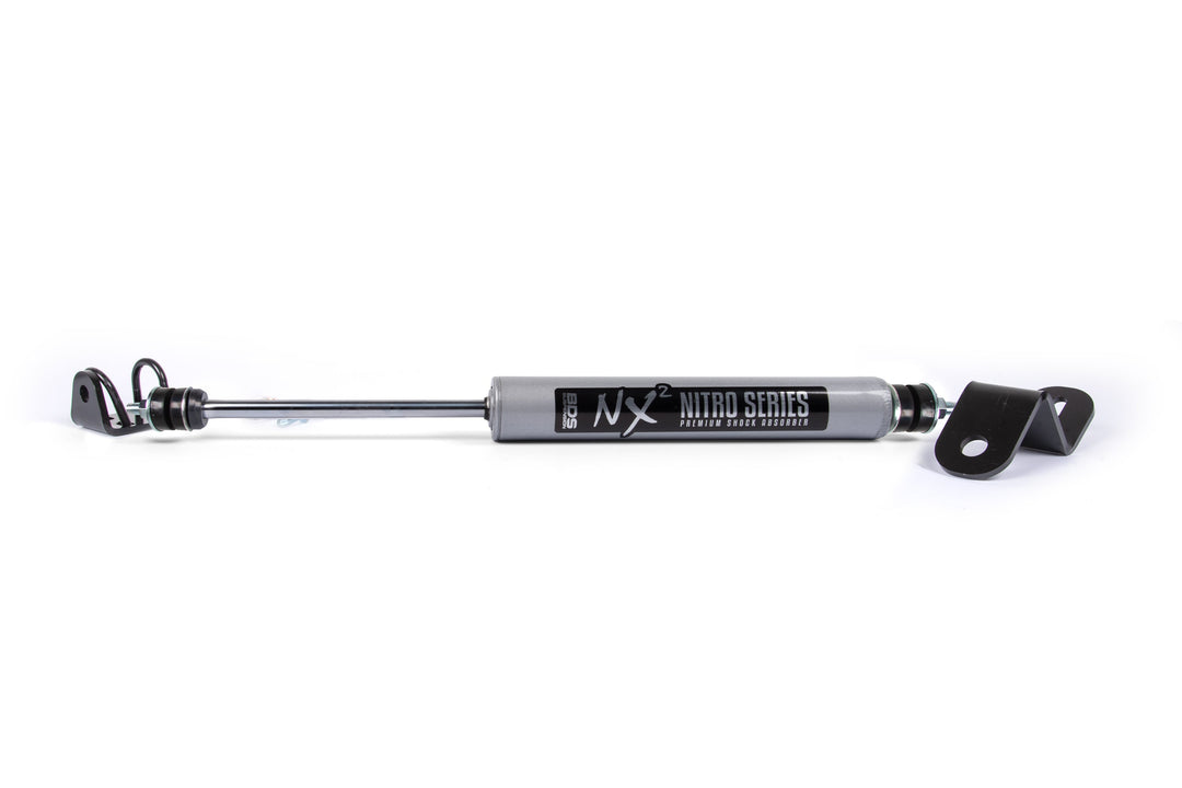BDS Suspension Single Steering Stabilizer Kit w/ NX2 Shock Chevy Silverado &amp; GMC Sierra 1500 1999-2006 4WD
