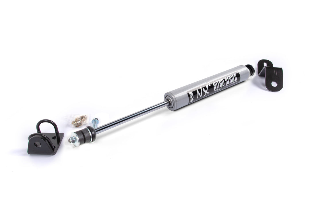 BDS Suspension Single Steering Stabilizer Kit w/ NX2 Shock Chevy Silverado &amp; GMC Sierra 1500 1999-2006 4WD