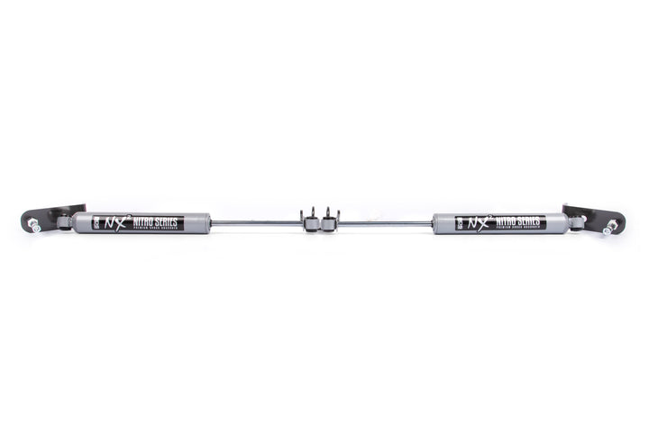 BDS Suspension Dual Steering Stabilizer Kit w/ NX2 Shocks Chevy Silverado &amp; GMC Sierra 1500 1999-2006 4WD