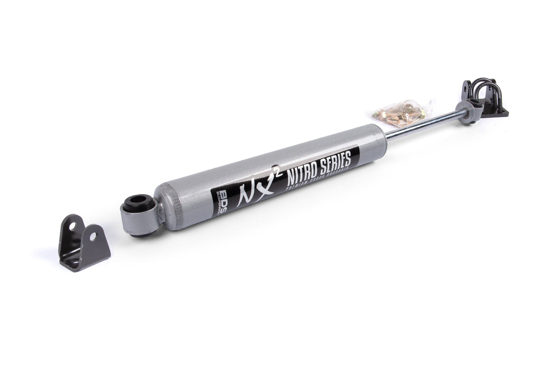 BDS Suspension Single Steering Stabilizer Kit w/ NX2 Shock Chevy/GMC 1500/2500 1988-1998 4WD WithOut OE Stabilizer