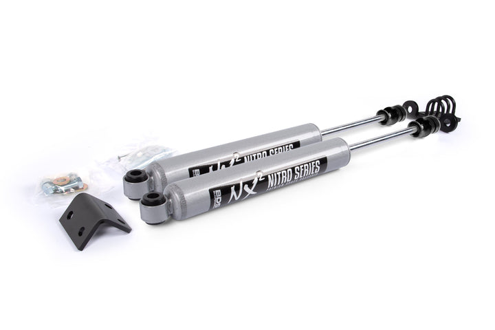 BDS Suspension Dual Steering Stabilizer Kit w/ NX2 Shocks Chevy/GMC 1500/2500 1988-1998 4WD