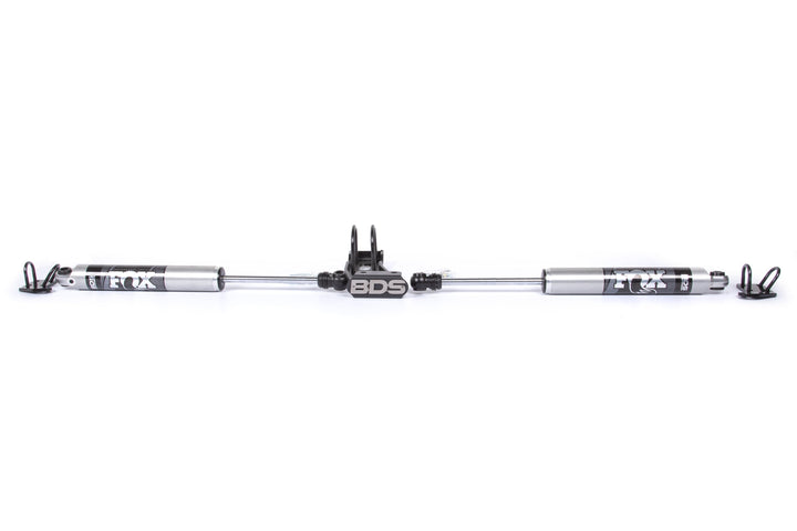 BDS Suspension Dual Steering Stabilizer Kit w/ FOX 2.0 Performance Shocks Chevy/GMC Truck 1973-1987 and SUV 1973-1991 4WD