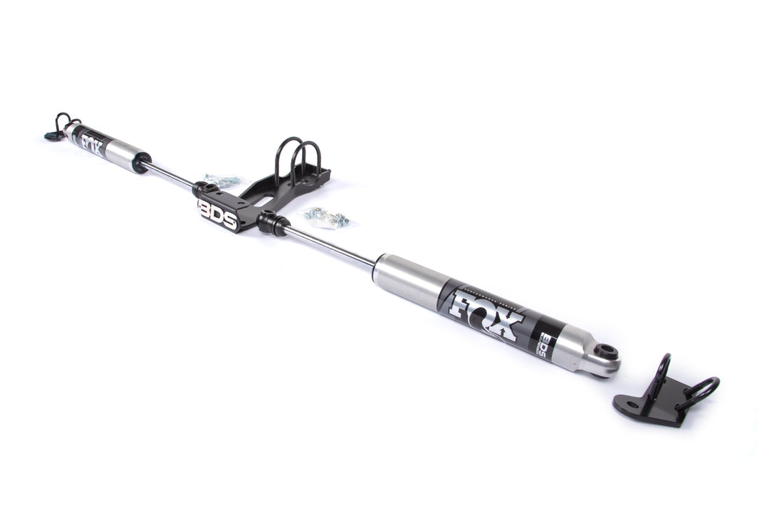 BDS Suspension Dual Steering Stabilizer Kit w/ FOX 2.0 Performance Shocks Chevy/GMC Truck 1973-1987 and SUV 1973-1991 4WD