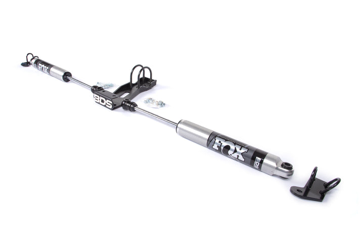 BDS Suspension Dual Steering Stabilizer Kit w/ FOX 2.0 Performance Shocks Chevy/GMC Truck 1973-1987 and SUV 1973-1991 4WD