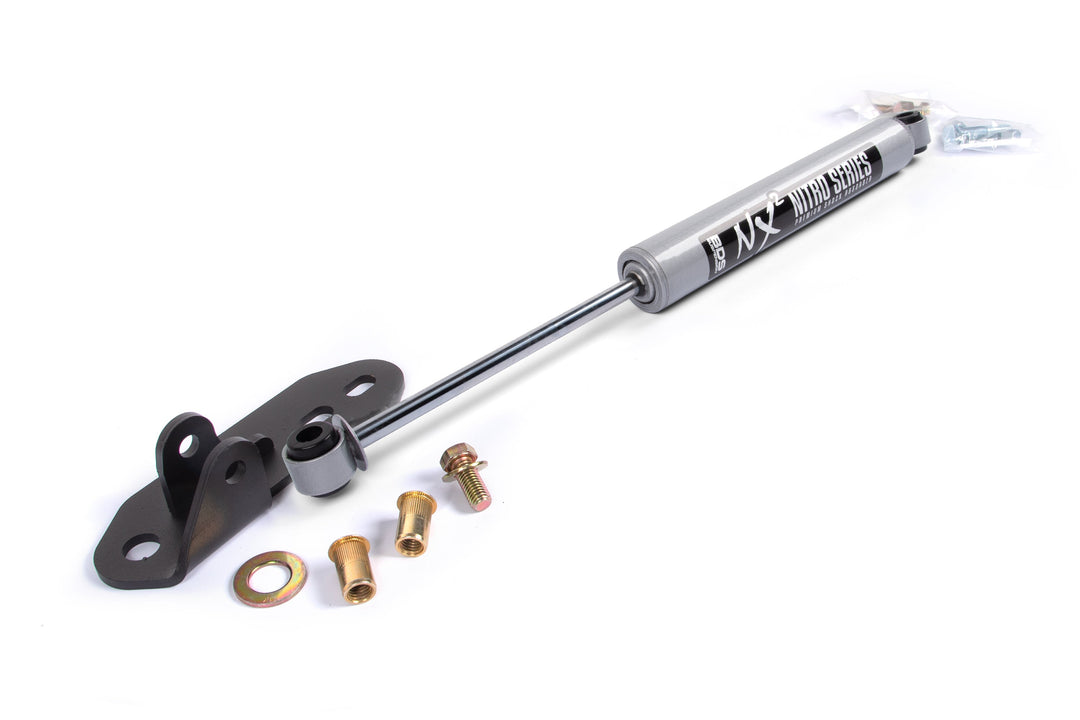 BDS Suspension Single Steering Stabilizer Kit w/ NX2 Shock Chevy Silverado &amp; GMC Sierra 2500/3500HD 2016-2026 4WD