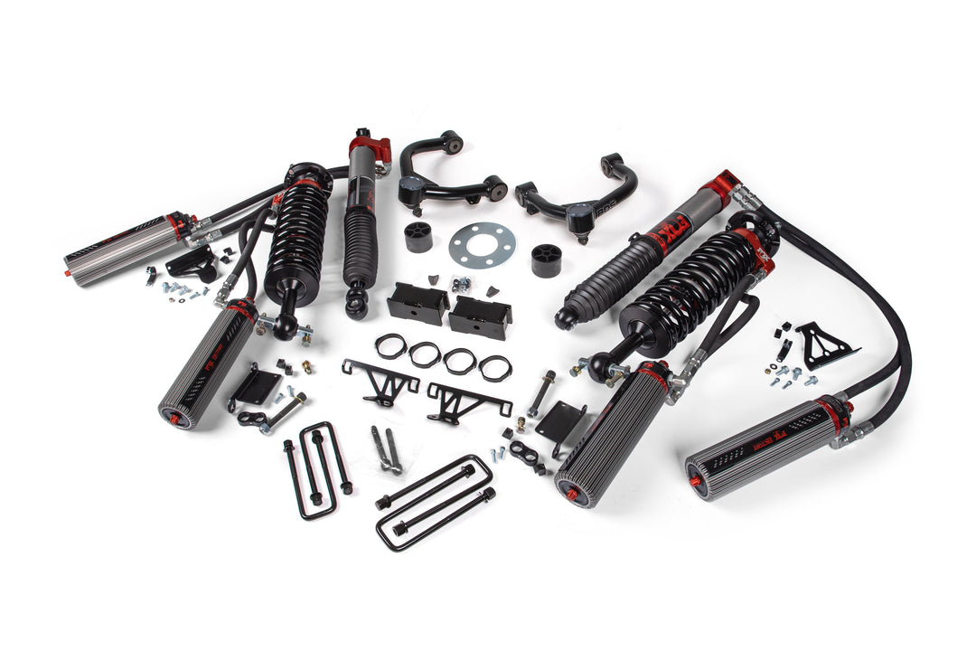 BDS Suspension 1.5 Inch Lift Kit Fox 3.0 Bypass Factory Race Series Chevy Trail Boss or GMC AT4 1500 2019-2024 4WD