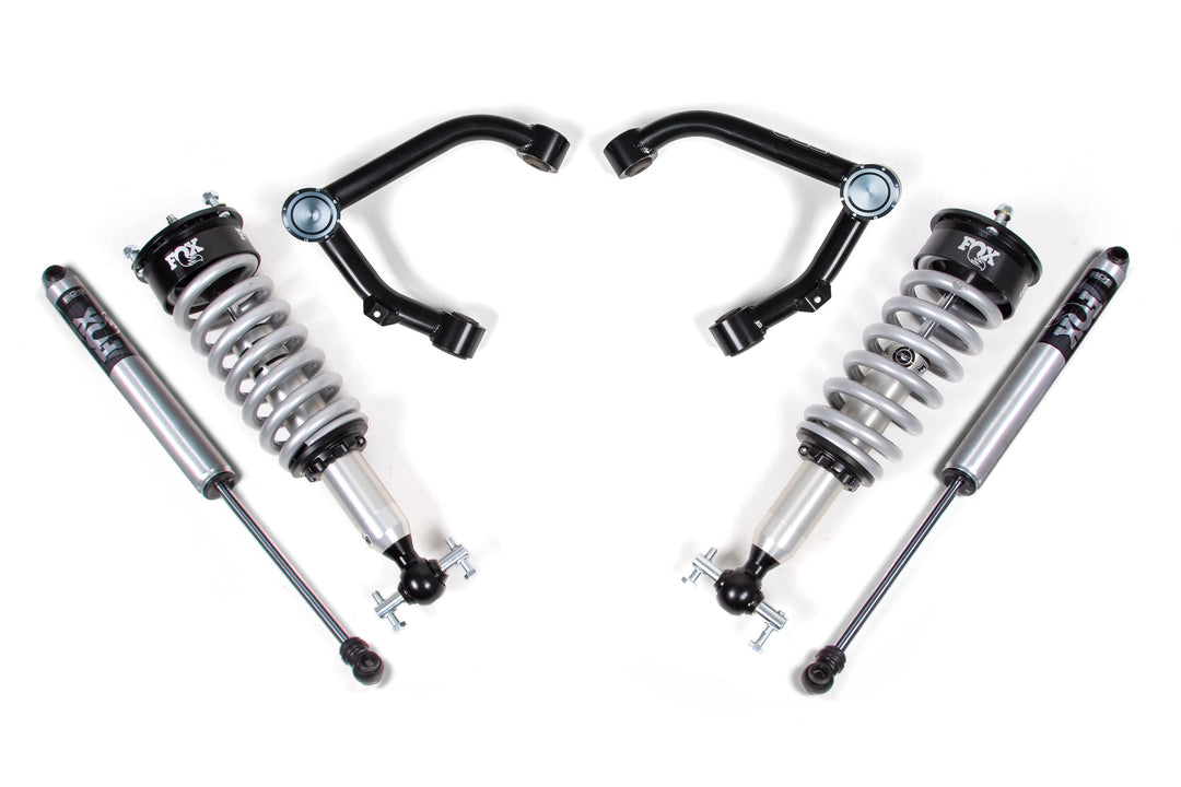BDS Suspension 2 Inch Leveling Kit FOX 2.0 Coilover Chevy Silverado or GMC Sierra 1500 2007-2018 4WD - Cast Steel