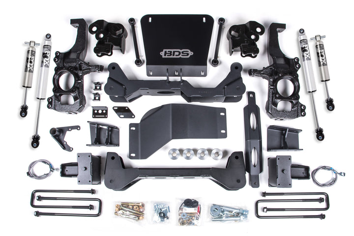 BDS Suspension 5 Inch Lift Kit FOX 2.5 HTO Performance Series Chevy Silverado or GMC Sierra 2500HD/3500HD 2020-2026 4WD