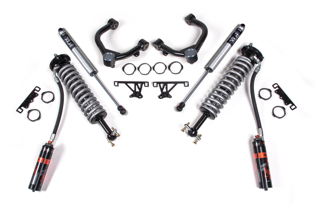 BDS Suspension 2 Inch Leveling Kit FOX 2.5 Coilover Chevy Silverado or GMC Sierra 1500 2019-2026 4WD - FOX 2.0 Performance Series