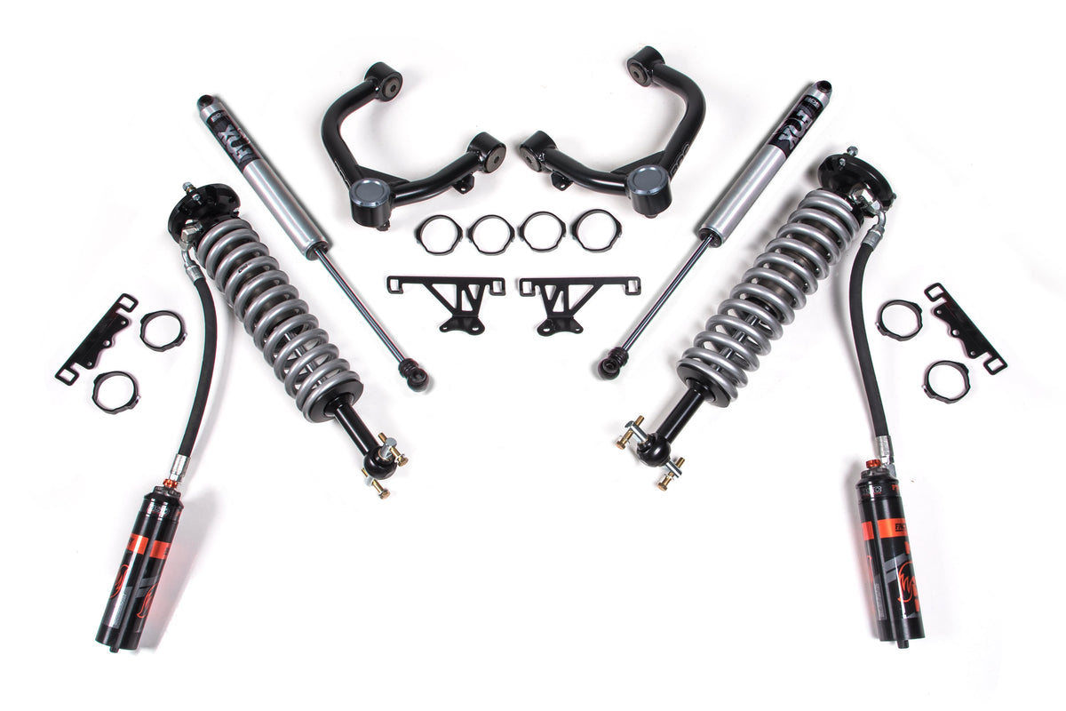 BDS Suspension 2 Inch Leveling Kit FOX 2.5 Coilover Chevy Silverado or GMC Sierra 1500 2019-2026 4WD - FOX 2.0 Performance Series