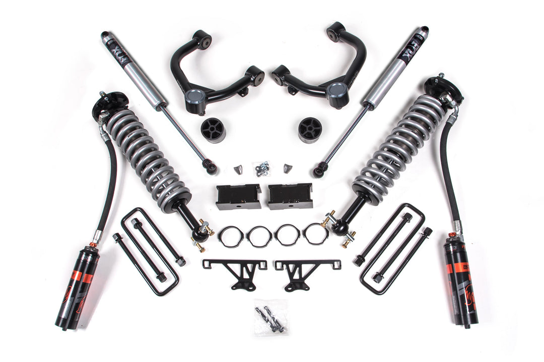 BDS Suspension 3.5 Inch Lift Kit FOX Performance Elite Coilover Chevy Silverado or GMC Sierra 1500 2019-2024 4WD - FOX 2.0 Performance Series