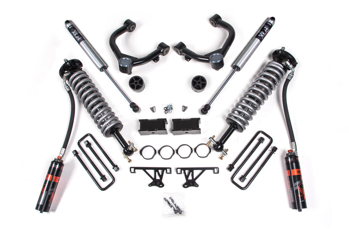 BDS Suspension 1.5 Inch Lift Kit FOX 2.5 Performance Elite Coil-Over Chevy Trail Boss or GMC AT4 1500 2019-2024 4WD - FOX 2.0 Performance Series