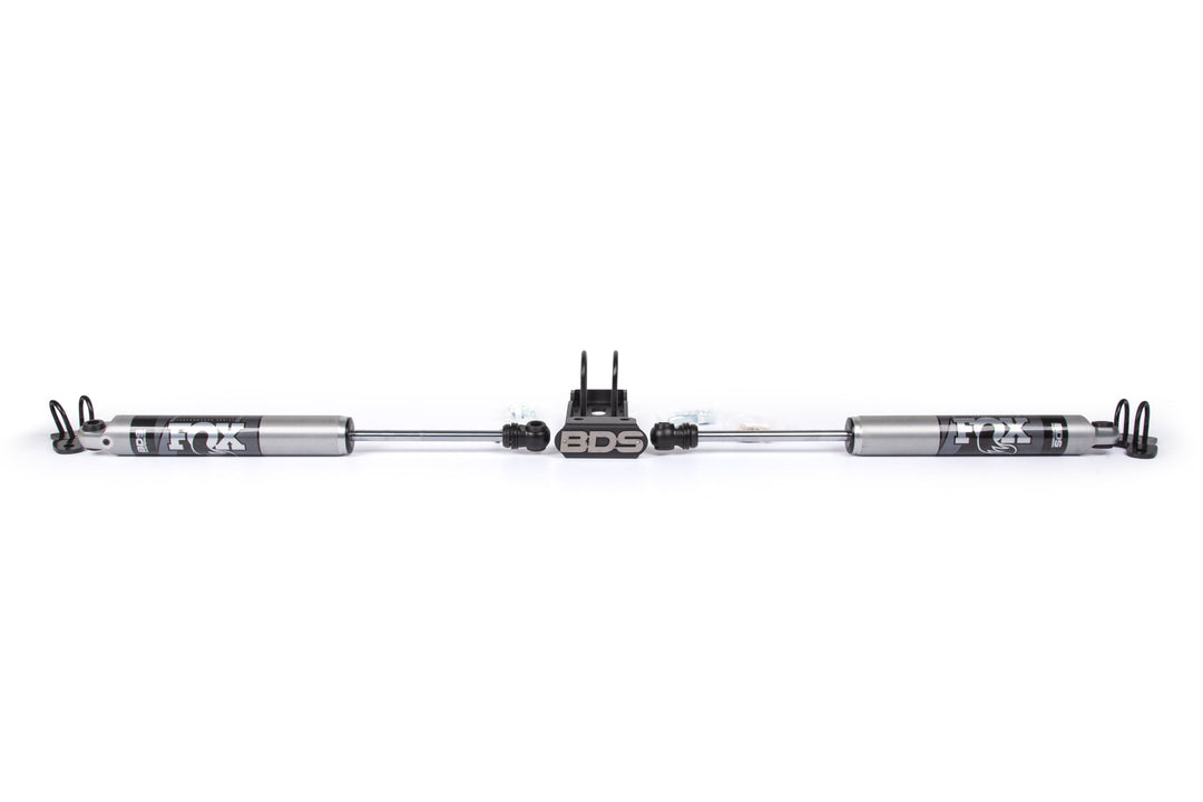 BDS Suspension Dual Steering Stabilizer kit W/ FOX 2.0 Performance Shocks Jeep Wrangler JL 2018-2027 and Gladiator JT 2020-2026