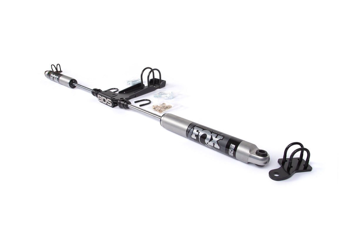 BDS Suspension Dual Steering Stabilizer kit W/ FOX 2.0 Performance Shocks Jeep Wrangler JL 2018-2027 and Gladiator JT 2020-2026
