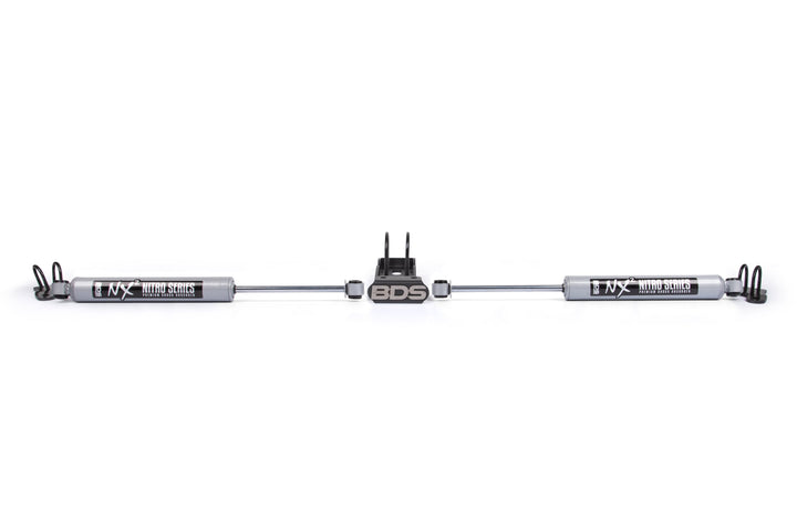 BDS Suspension Dual Steering Stabilizer Kit W/ NX2 Shocks Jeep Wrangler JL 2018-2027 and Gladiator JT 2020-2026