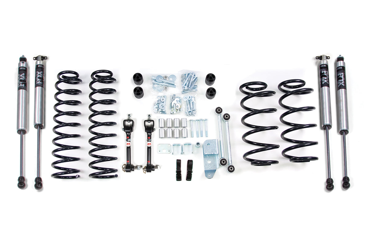 BDS Suspension 3 Inch Lift Kit Jeep Wrangler TJ Rubicon 2003-2006 - FOX 2.0 Performance Series