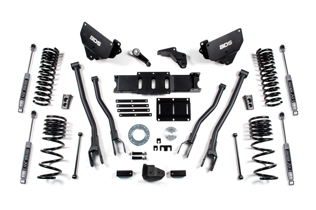 BDS Suspension 5.5 Inch Lift Kit w/ 4-Link Ram 2500 2014-2018 4WD Gas - NX2 Nitro Series