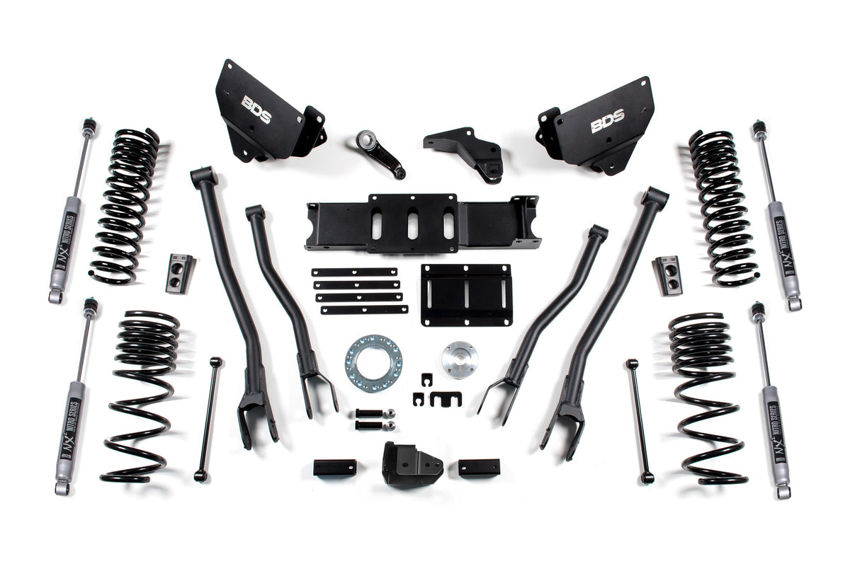 BDS Suspension 6 Inch Lift Kit w/ 4-Link Ram 2500 2014-2018 4WD Diesel - NX2 Nitro Series