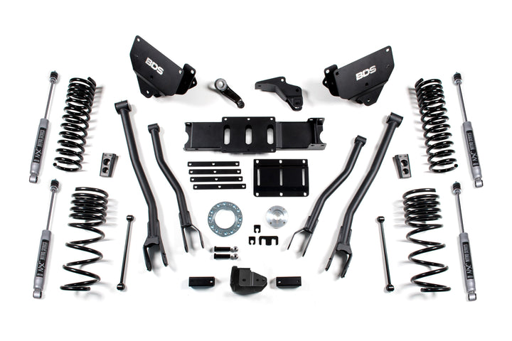 BDS Suspension 6 Inch Lift Kit w/ 4-Link Ram 2500 2014-2018 4WD Diesel - NX2 Nitro Series