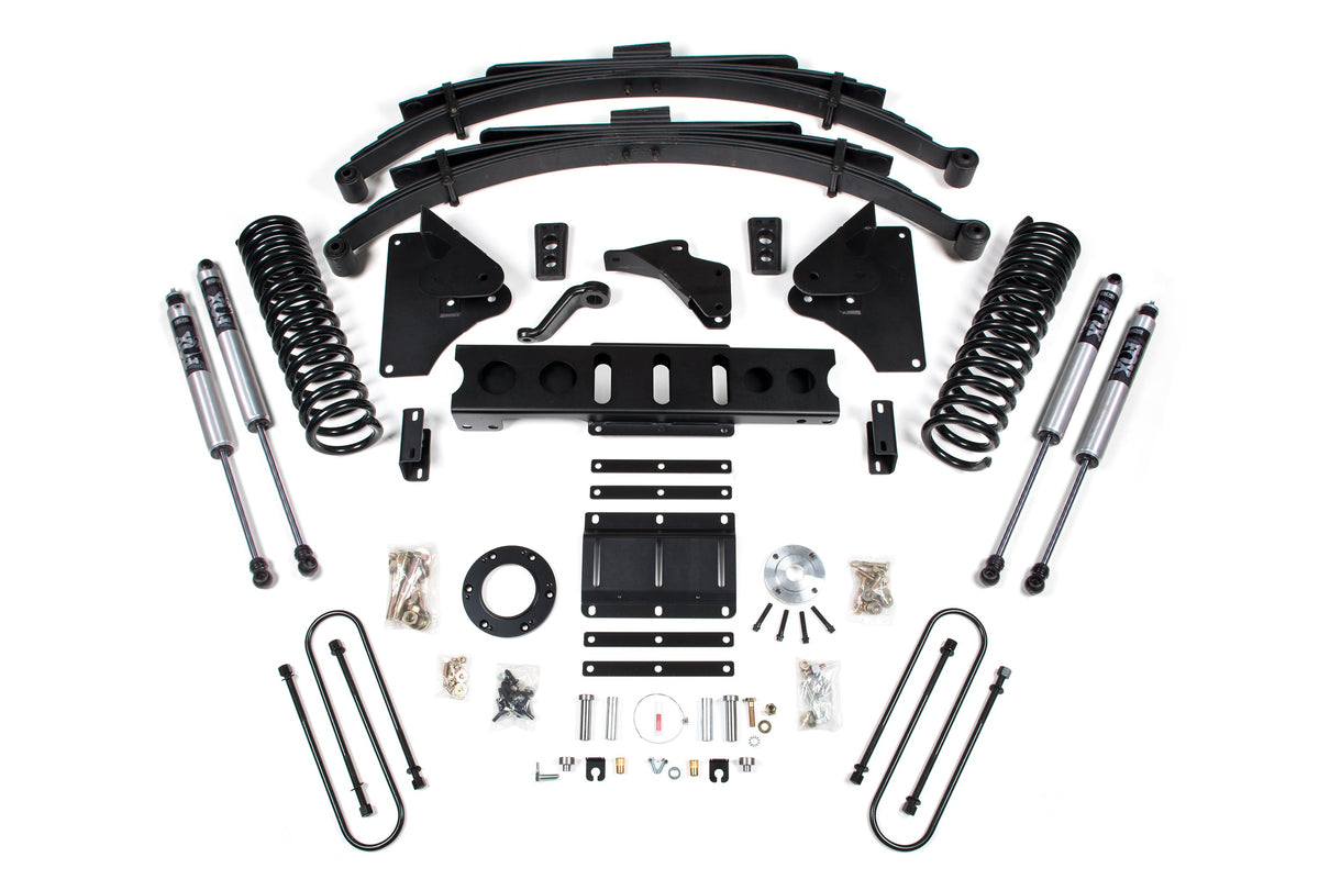 BDS Suspension 6 Inch Lift Kit Ram 3500 2013-2018 4WD Diesel - Leaf Springs – 6 Bolt – FOX 2.0 Performance Series