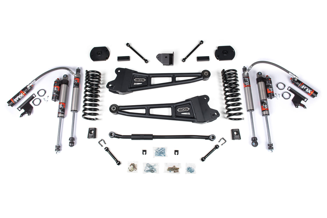 BDS Suspension 3 Inch Lift Kit w/ Radius Arm Ram 2500 2014-2018 &amp; 2025-2027 4WD Diesel - FOX 2.5 Performance Elite