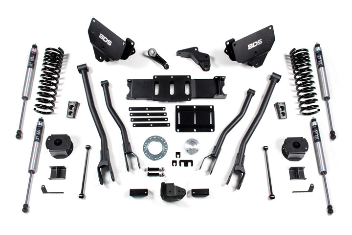BDS Suspension 5.5 Inch Lift Kit Ram 2500 w/ Rear Air Ride 2014-2018 4WD Gas - FOX 2.0 Performance Series
