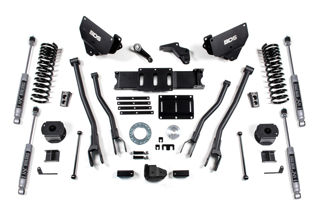 BDS Suspension 5.5 Inch Lift Kit Ram 2500 w/ Rear Air Ride 2014-2018 4WD Gas - NX2 Nitro Series